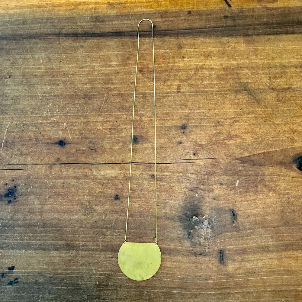 Handmade Brass Necklace